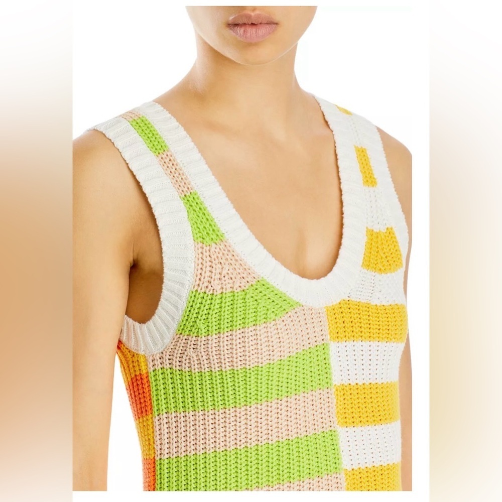Brand new with tag Staud Seashore Dress in Capri Stripe Multi